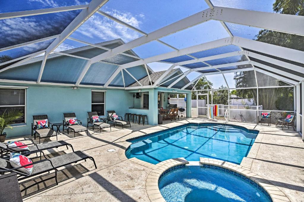 Modern Beach Retreat with Pool, Hot Tub, and Patio!