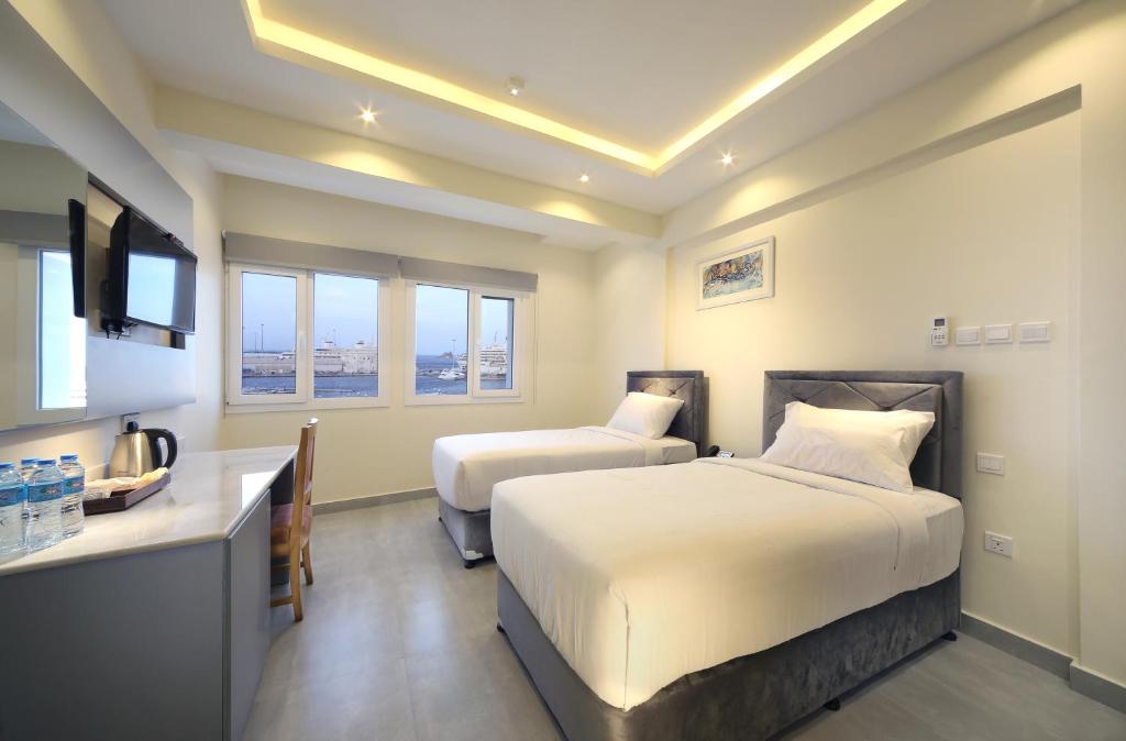 Двухместный (Двухместный номер Делюкс с 1 кроватью и видом на море), NASEEM HOTEL