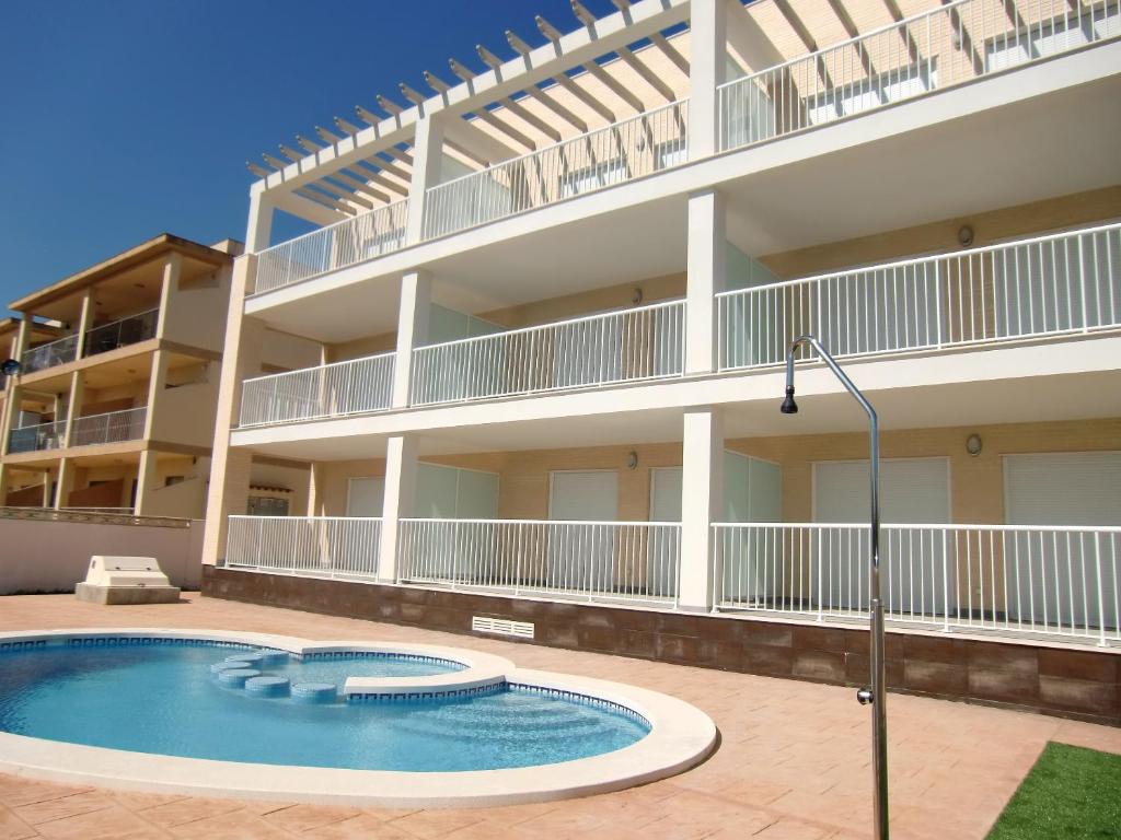 2 bedrooms appartement at Vinaros 100 m away from the beach with sea view shared pool and furnished terrace photo 1