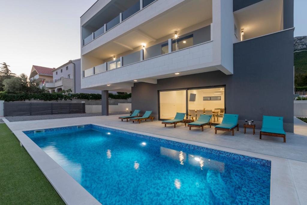 Luxury Villa La nonna Ana - heated pool, sea view, near Split photo 1