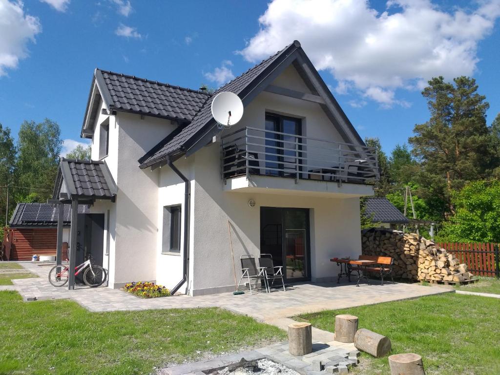 Mazury domek całoroczny przy lesie, jezioro photo 1