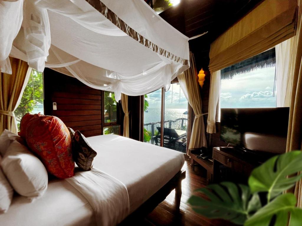 Номер (Вилла-коттедж с обзором на 260 градусов), Курортный отель Koh Tao Cabana