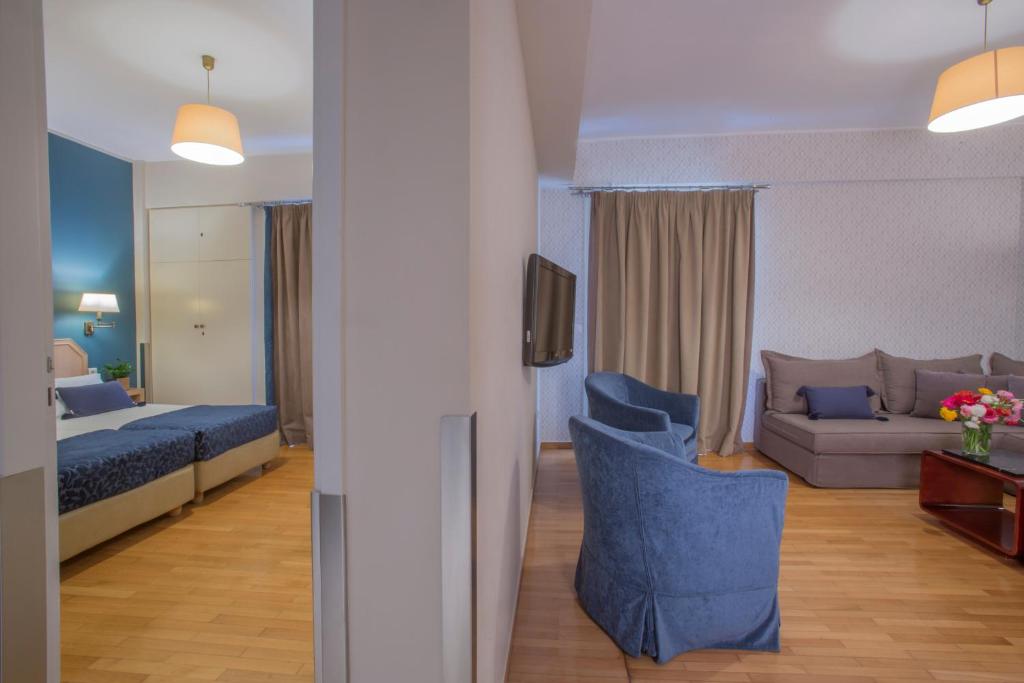 Апартаменты (Апартаменты с 1 спальней и балконом (для 3 взрослых)), Delice Hotel - Family Apartments