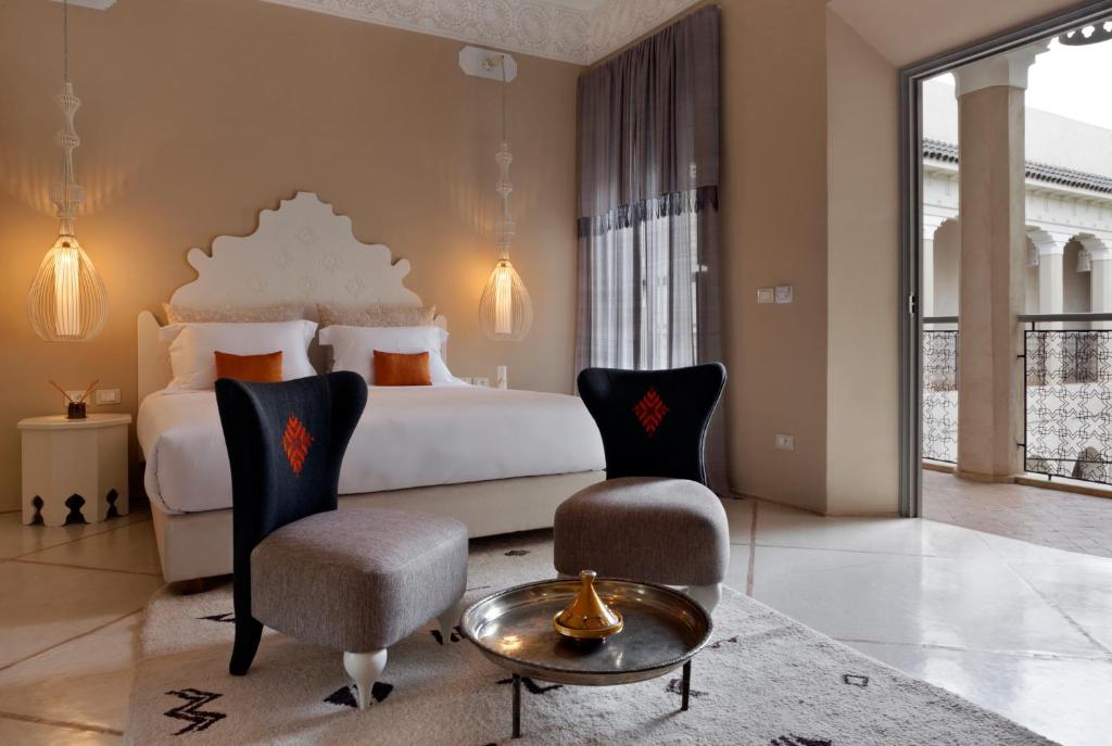 Двухместный (Улучшенный двухместный номер с 1 кроватью), Riad Nashira & Spa