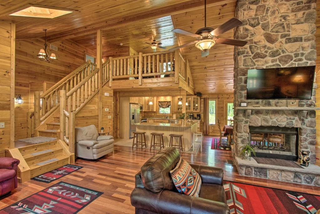 Spacious Poconos Cabin with Hot Tub, Deck and Grill! photo 2