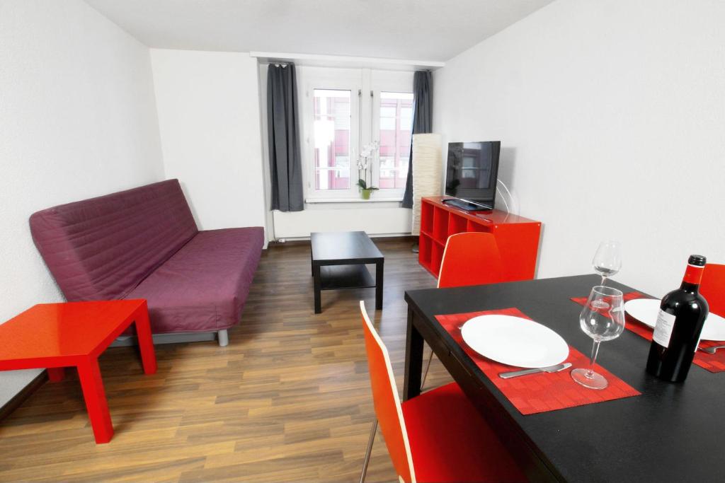 Апартаменты (Апартаменты с 1 спальней А), HITrental Oerlikon Apartments