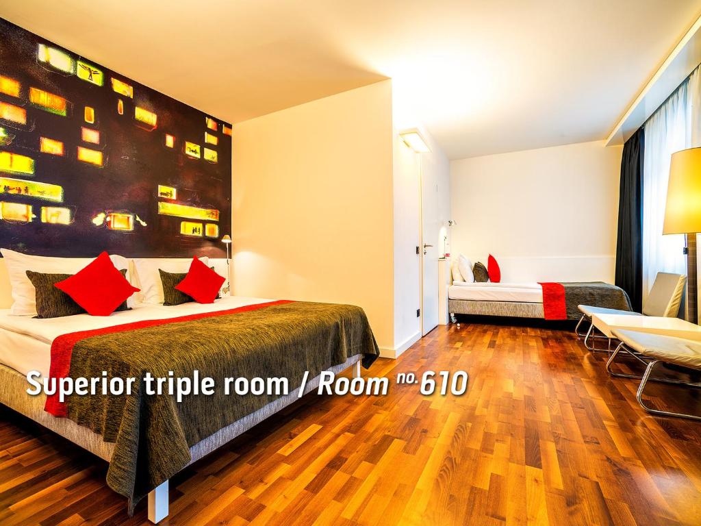 Трехместный (Улучшенный трехместный номер), Bohem Art Hotel