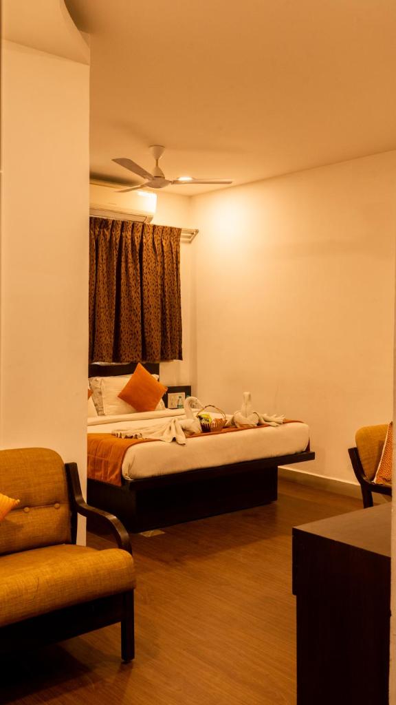 Двухместный (Улучшенный двухместный номер с 1 кроватью), FabHotel Scarlet Marathahalli