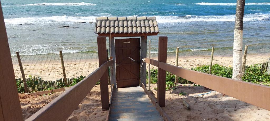 Casa à Beira-Mar com internet em Arembepe