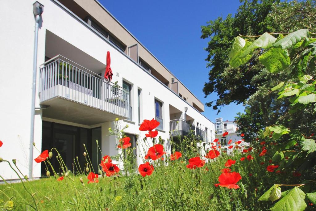 strandnahe, schicke Ferienwohnung mit Balkon direkt in Binz - Dünenresort 112