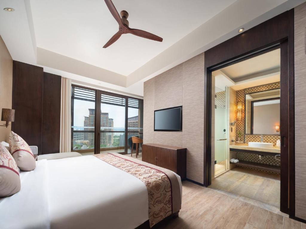 Двухместный (Queen Deluxe King Room), Mangrove Tree Resort World Sanya Bay- Queen Palm Toawers