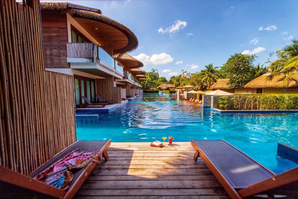 Двухместный (Номер Делюкс с выходом к бассейну), Курортный отель Tup Kaek Sunset Beach Resort