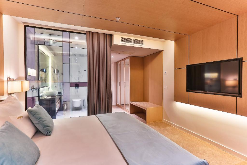 Двухместный (Двухместный номер Делюкс с 1 кроватью и видом на море), Hotel Square
