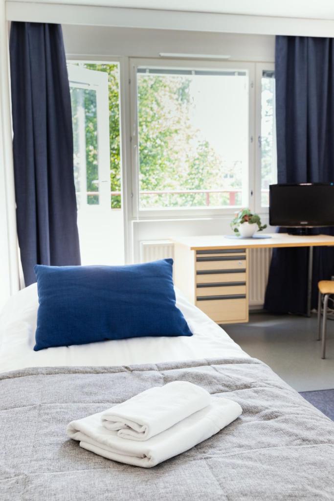 Одноместный (Одноместный номер с общей ванной комнатой), Finnhostel Joensuu