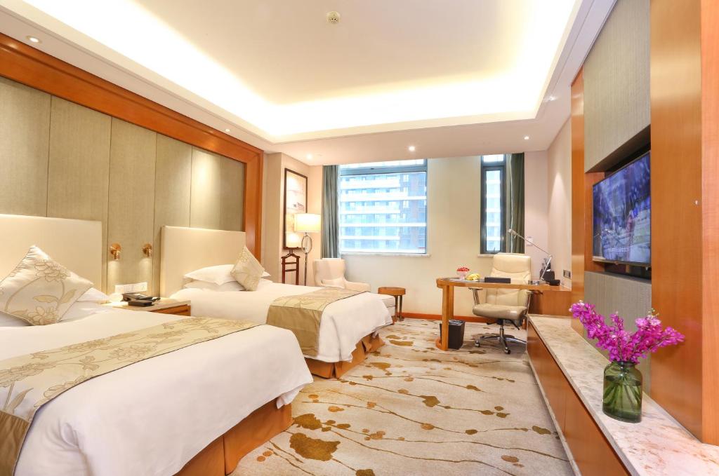 Yiwu ShangCheng Hotel Room Type - City View Twin Room