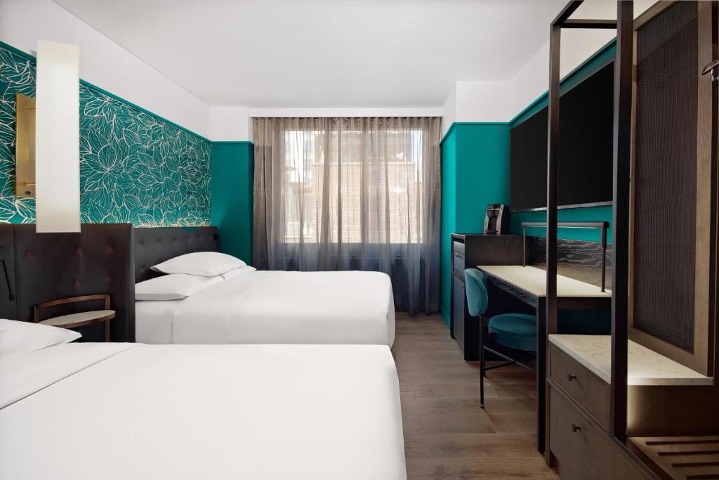Четырехместный (Номер с 2 кроватями размера «queen-size» - Вид на город), Hyatt Centric 39th & 5th New York