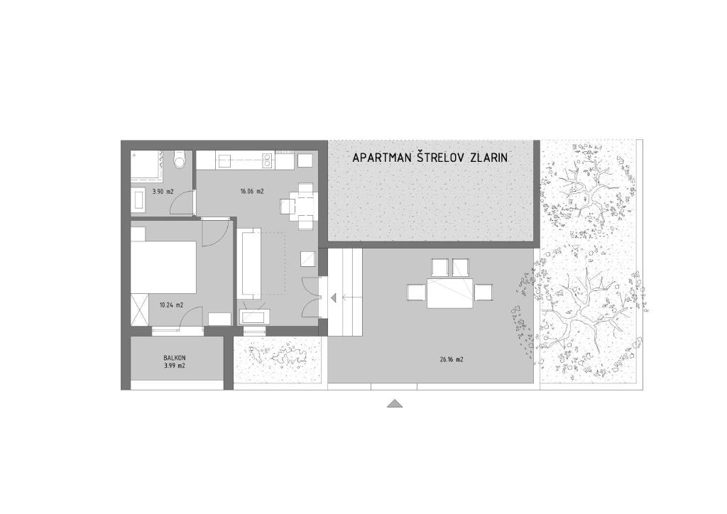Stone house apartment in Zlarin centre photo 1