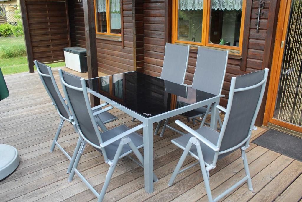 Holzblockhaus mit Kamin am Kite , Surf und Badestrand photo 2