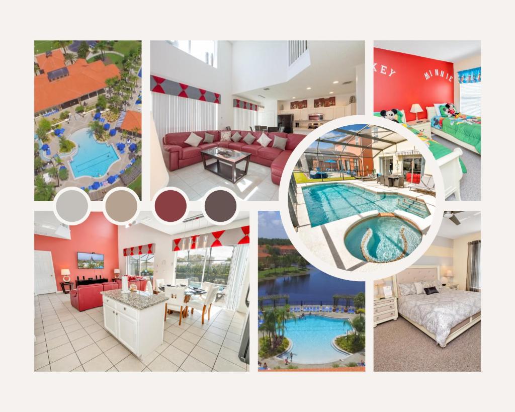 Disney Dream with Hot Tub, Pool, Xbox, Games Room, Lakeview, 10 min to Disney, Clubhouse photo 2