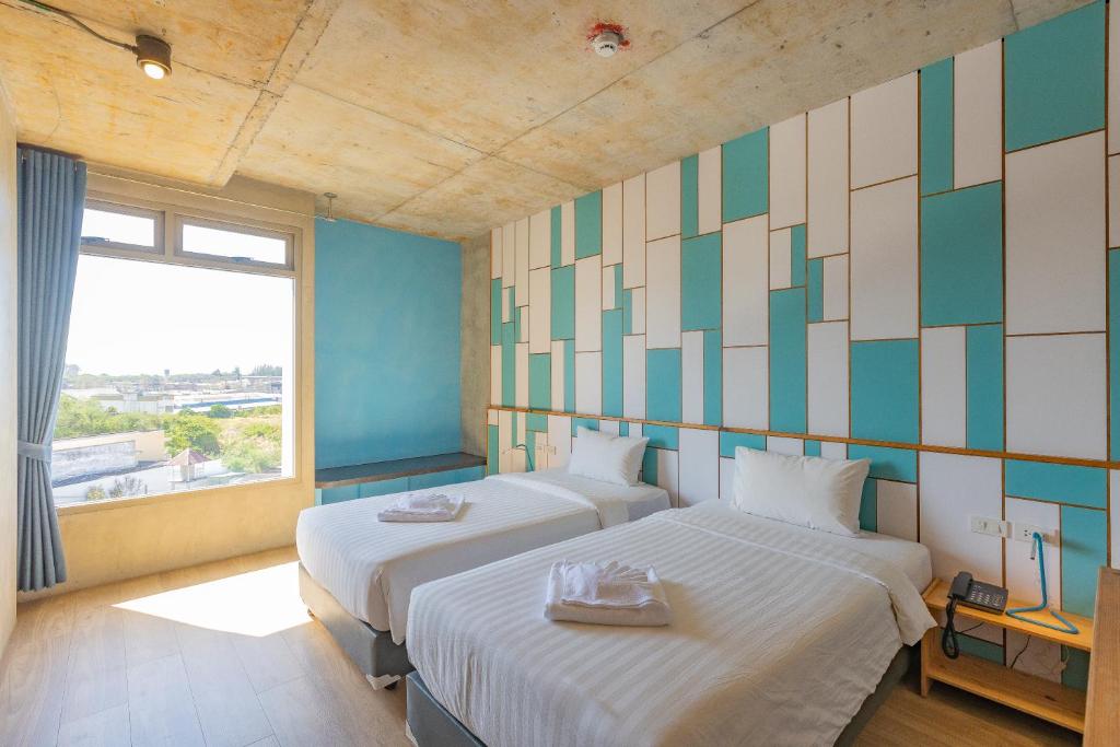 Двухместный (Двухместный номер Делюкс с 2 отдельными кроватями), EcoLoft Hotel