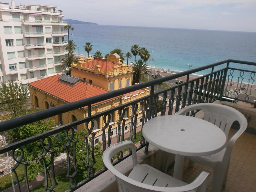 Двухместный (Двухместный номер с 1 кроватью и балконом, вид на море), Hôtel Magnan