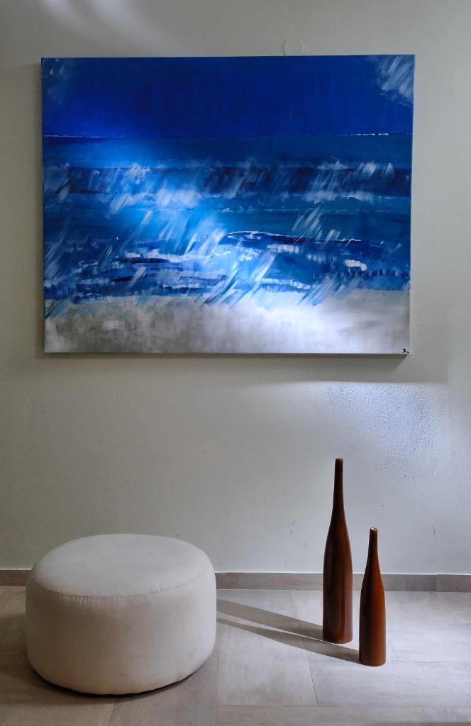 Villa Ouranos our dream in blue and cream with seaview and pool photo 4