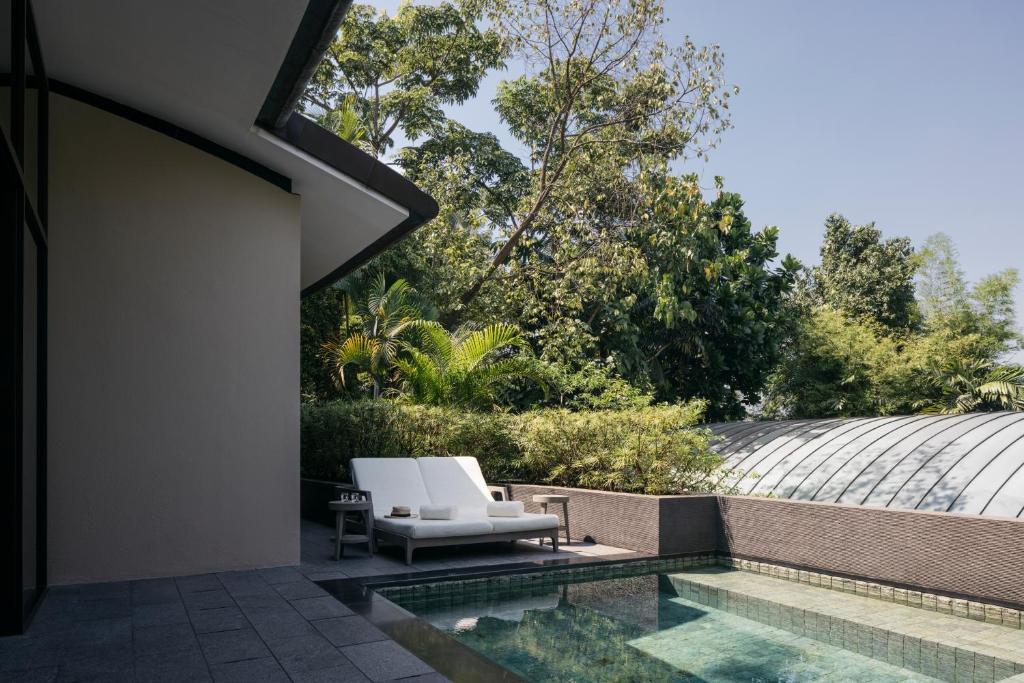 Сьюит (Вилла с 1 спальней и собственным бассейном), Capella Singapore