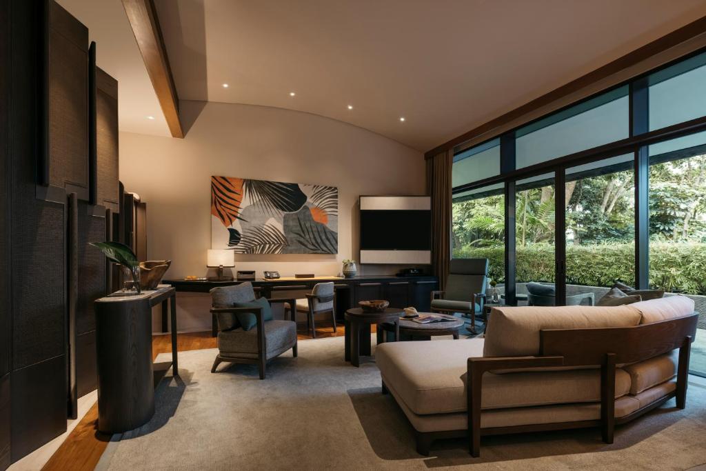 Сьюит (Вилла с 1 спальней и собственным бассейном), Capella Singapore