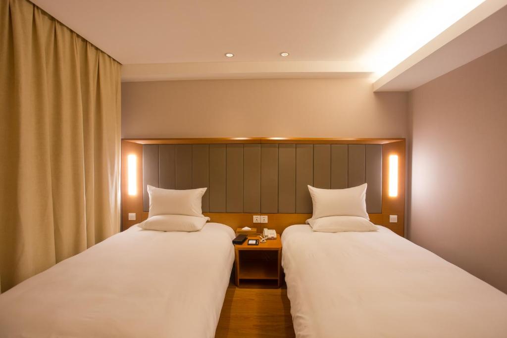 Двухместный (Двухместный номер с 2 отдельными кроватями), JI Hotel Shanghai Railway Station West Tianmu Road
