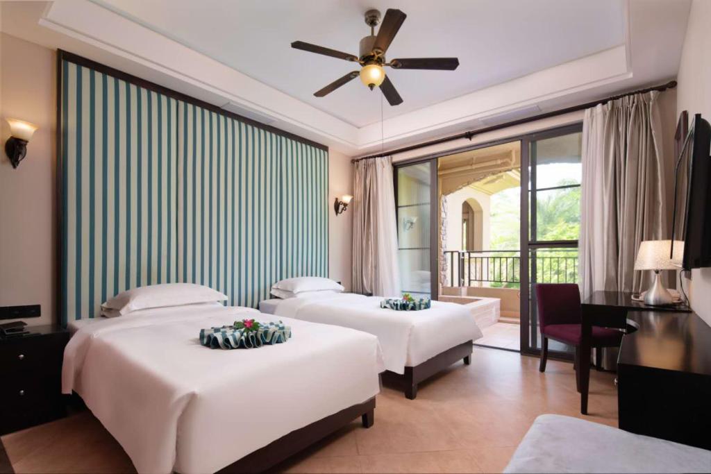 Двухместный (Twin Room with Pool View and Hot Spring), Hainan Ya Tai Hot Spring Hotel