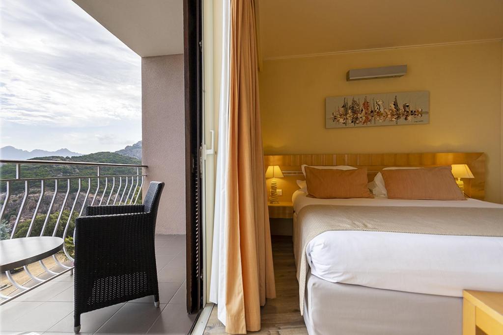 Двухместный (Двухместный номер Делюкс с 1 кроватью), Hôtel Capo Rosso