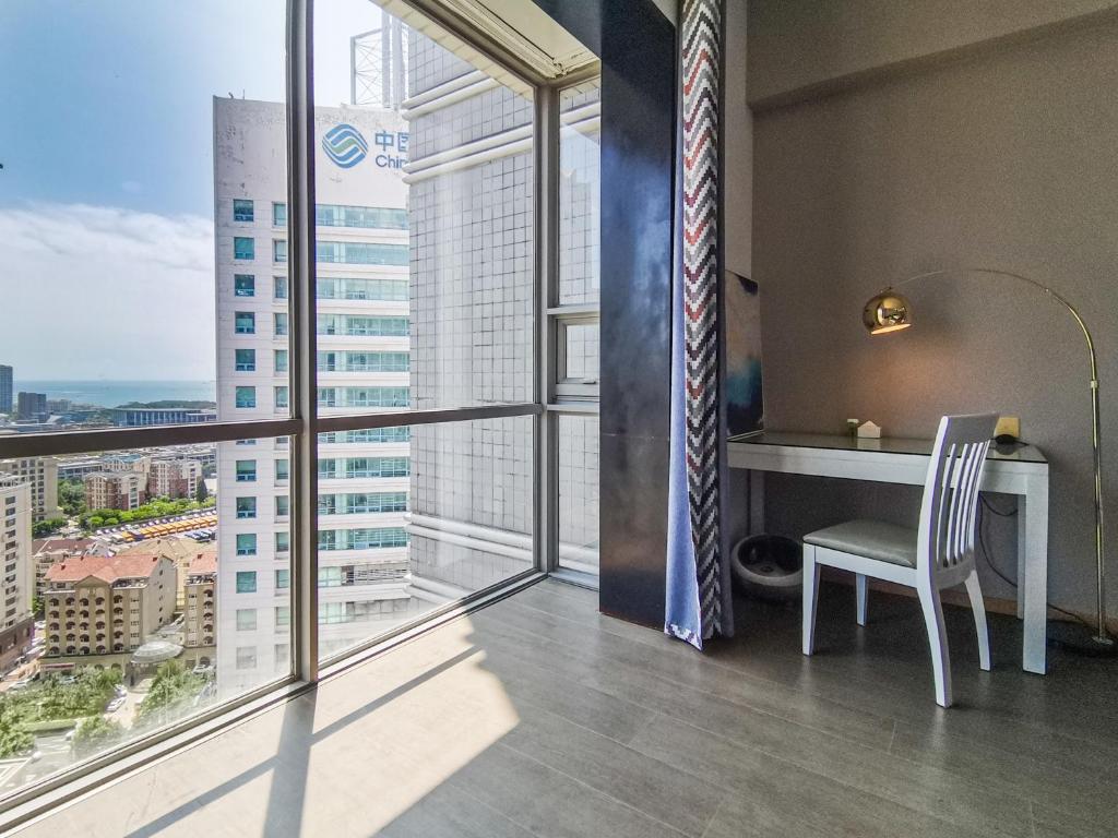 Апартаменты (Апартаменты с видом на море), Qingdao Jinshan We+ Holiday Apartment (Qingdao Olympic Sailing Center)