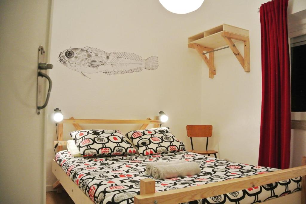 Двухместный (Двухместный номер с 1 кроватью), Nazaré Hostel