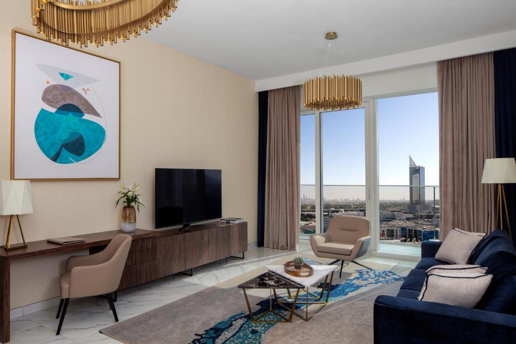 Апартаменты (Улучшенные апартаменты с 1 спальней), Апарт-отель Avani Palm View Dubai Hotel & Suites