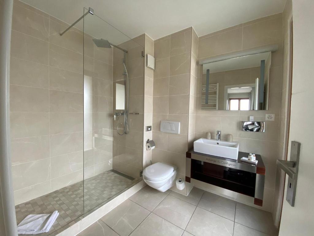 Двухместный (Двухместный номер «Комфорт» с 1 кроватью), Auberge de Confignon