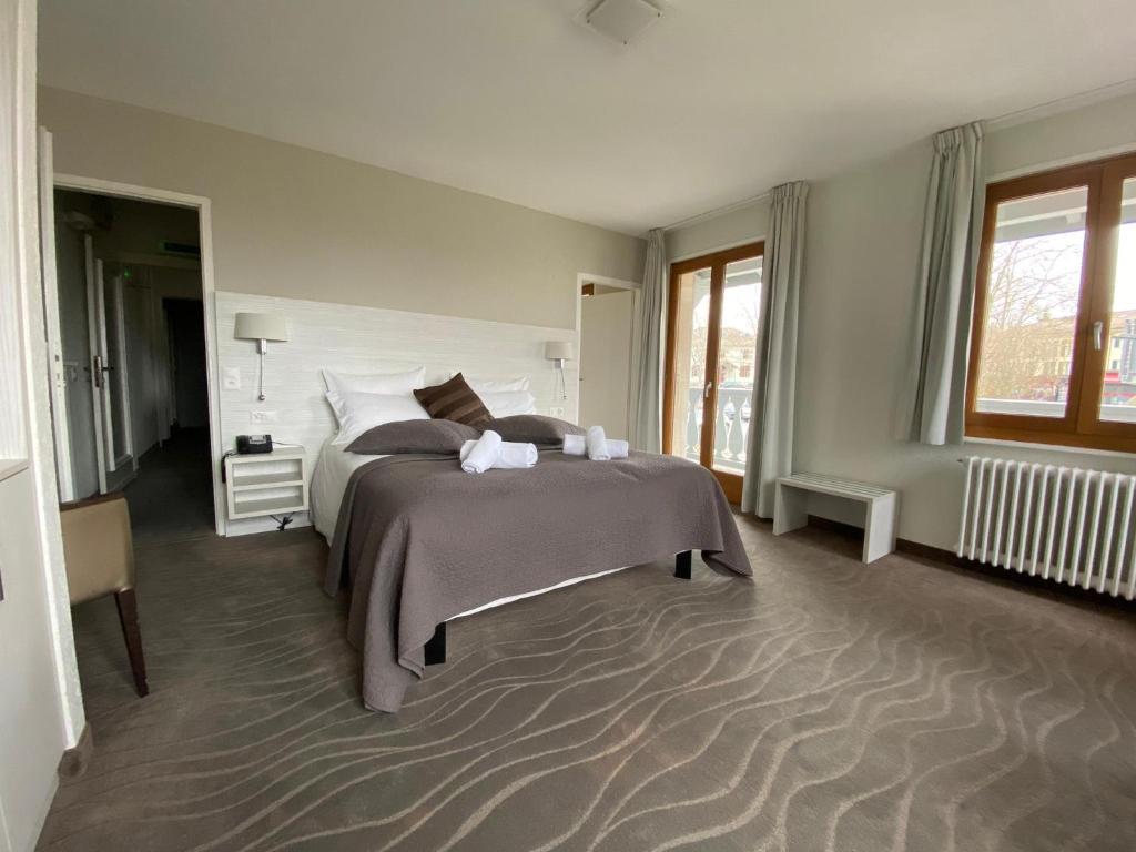 Двухместный (Двухместный номер «Комфорт» с 1 кроватью), Auberge de Confignon
