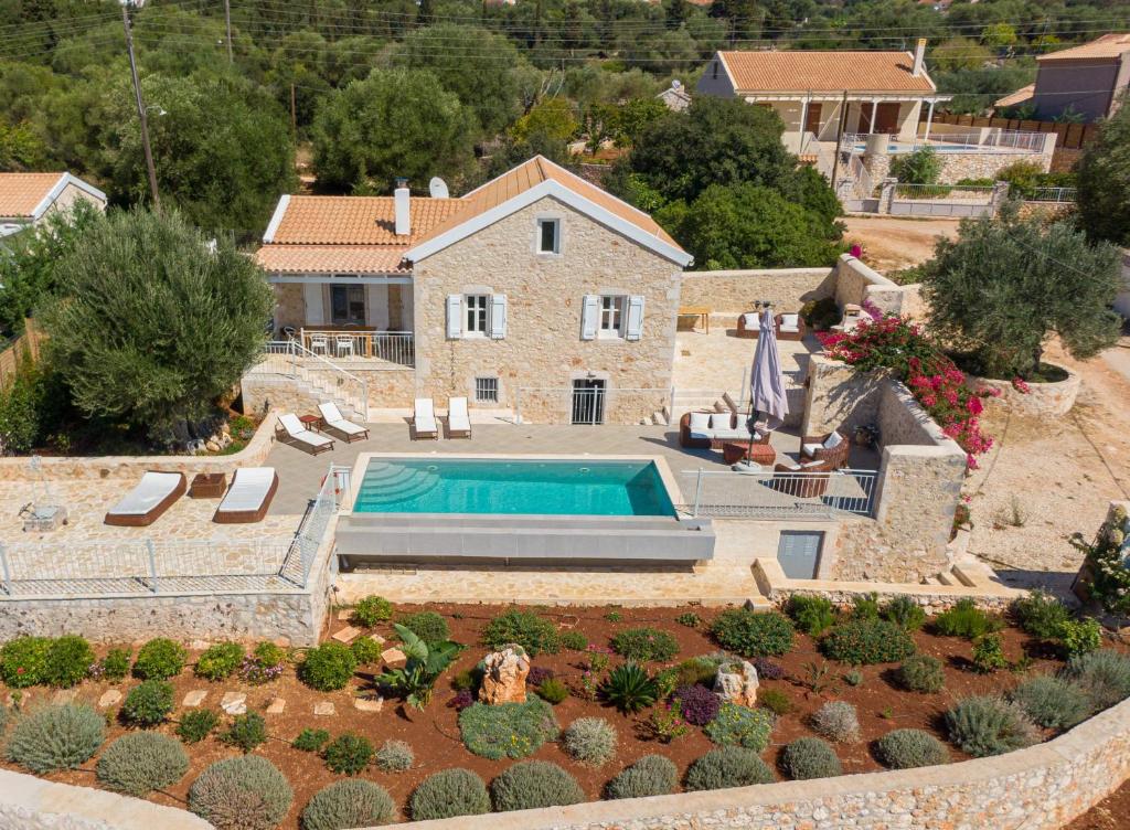 Fiscardo Luxury Stone Villa Alex ,with sunset view! photo 1