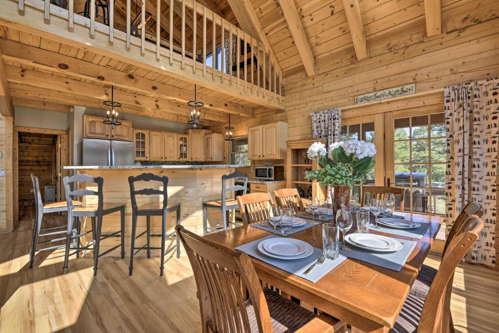 Luxe Cabin in Woods with Wraparound Deck and Fire Pit! photo 3