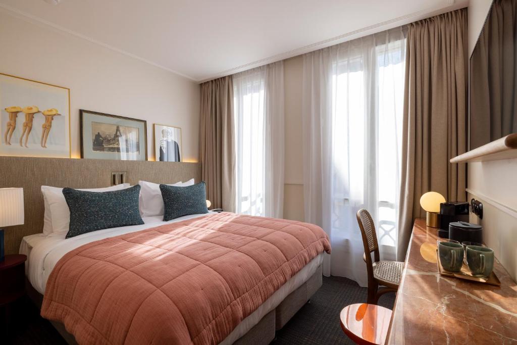 Двухместный (Улучшенный двухместный номер с 1 кроватью), Hotel Troyon