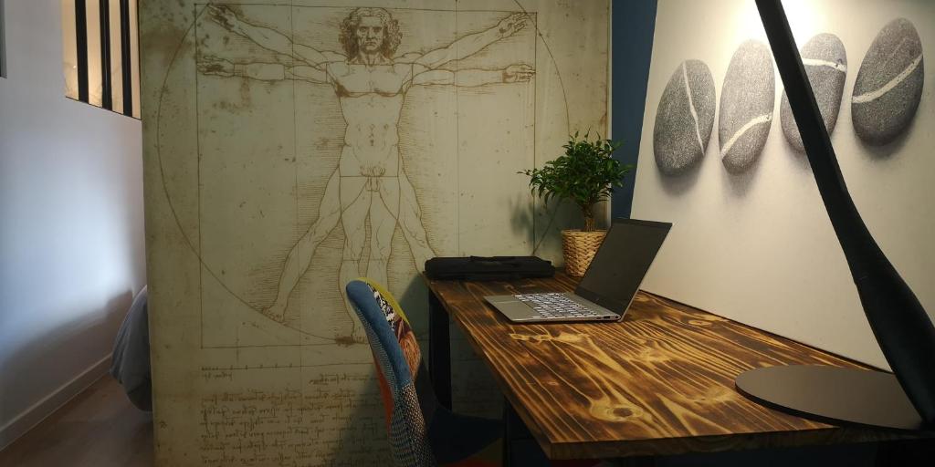 Moderne et paisible studio avec balcon photo 4