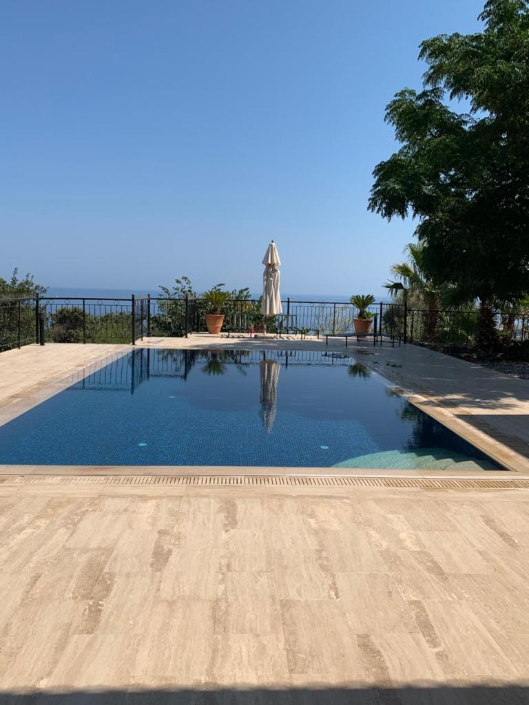 Spectacular views from this villa in Lapta