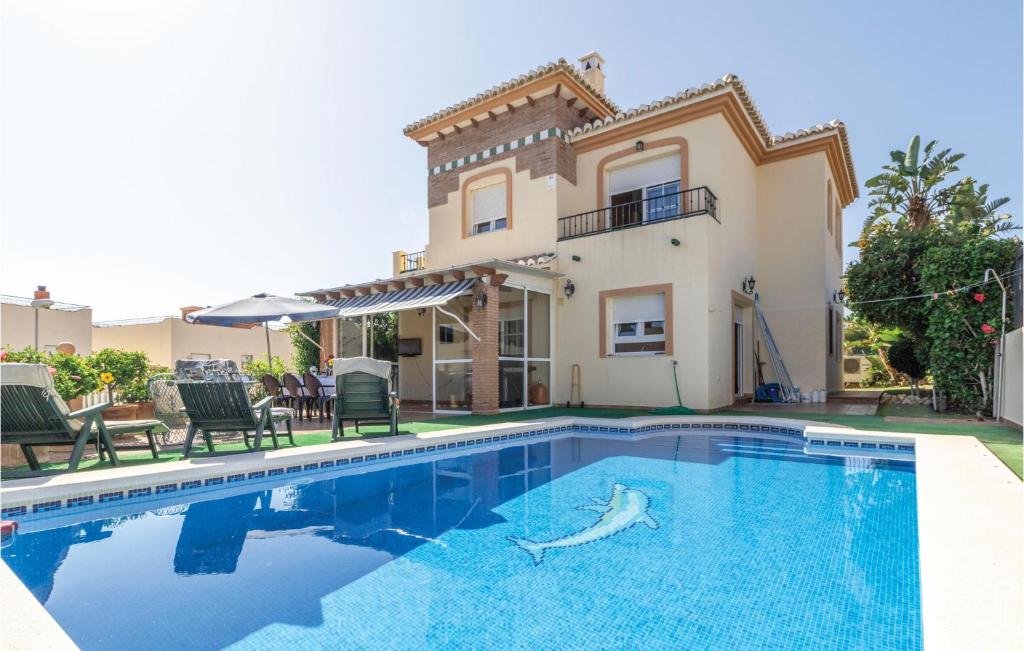 Amazing Home In Benajarafe With Wifi, Outdoor Swimming Pool And Swimming Pool