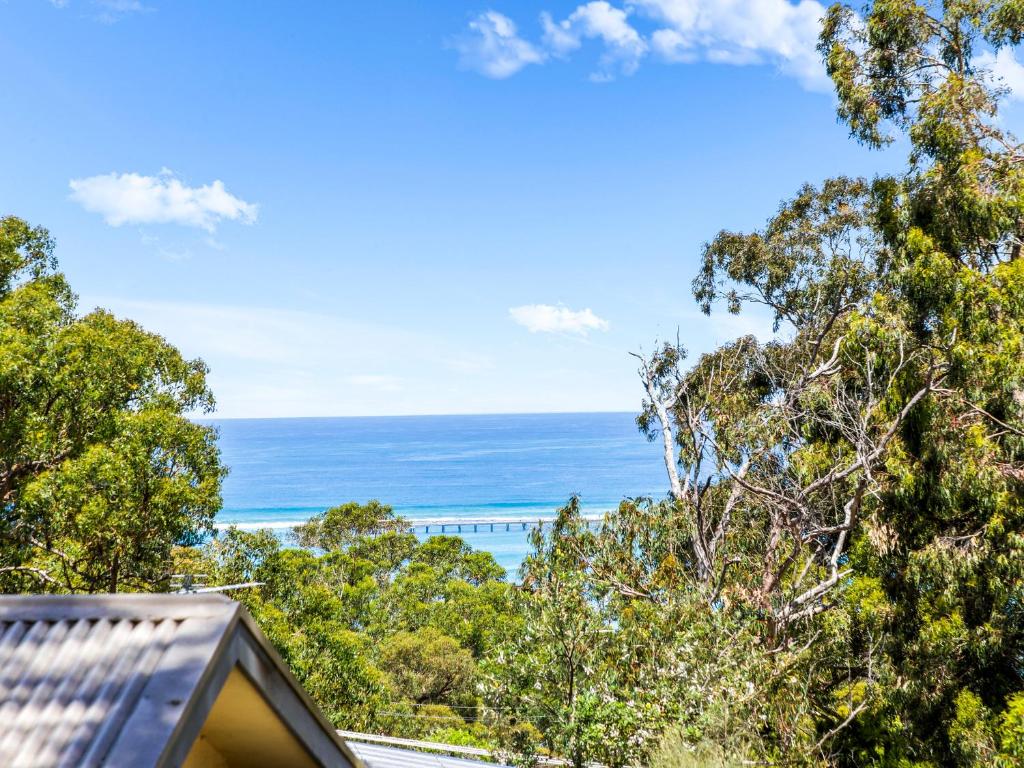 Lorne Groovy Ocean View Log House, Pet Friendly, FREE WIFI wine & chocolates kangaroos in the evening photo 1