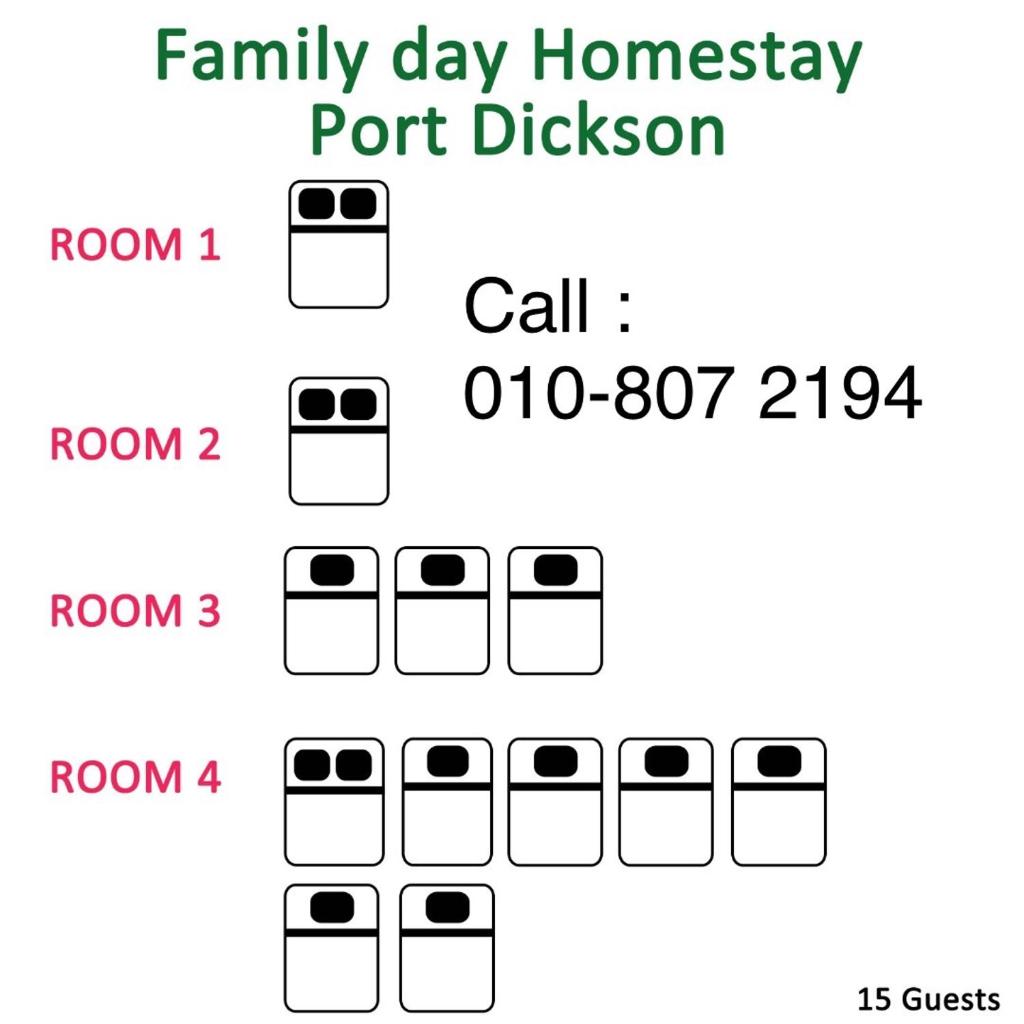 Familyday homestay Port Dickson BBQ 3min to beach photo 1