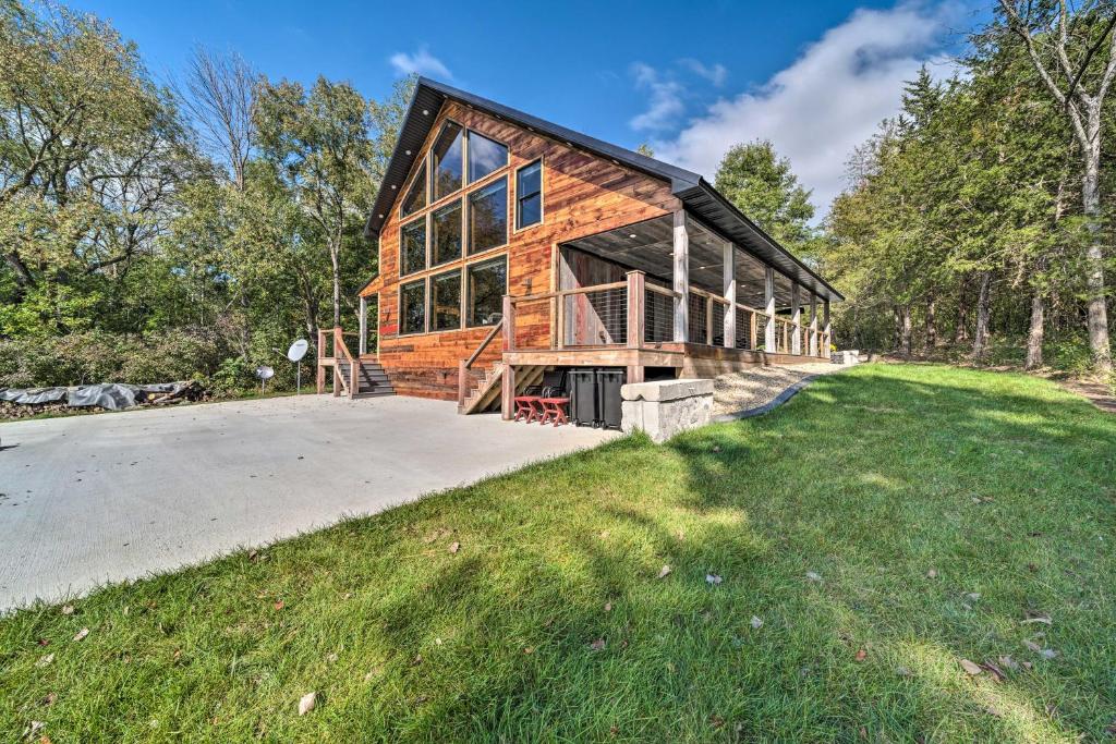 Galena Cabin with Wraparound Porch and Game Room! photo 2