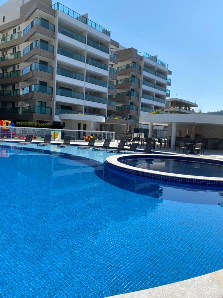 Cobertura com piscina Pé na Areia