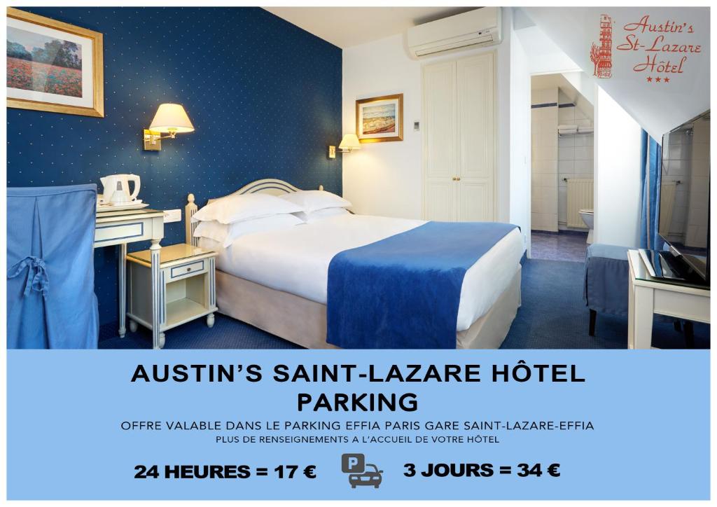 Двухместный (Двухместный номер с 1 кроватью), Austin's Saint Lazare Hotel