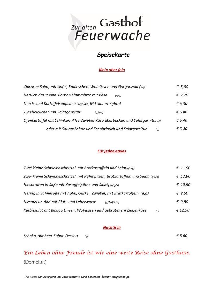 Gasthof zur alten Feuerwache photo 2