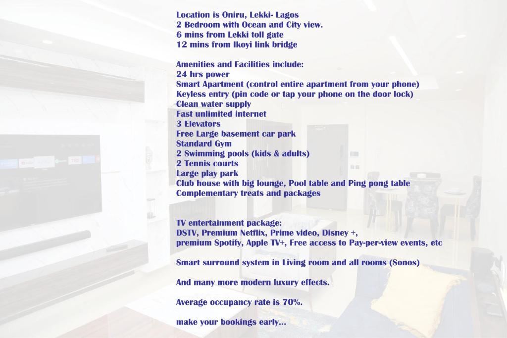 Oceanview Smart Home with Pool in Oniru-Lekki 1 photo 1