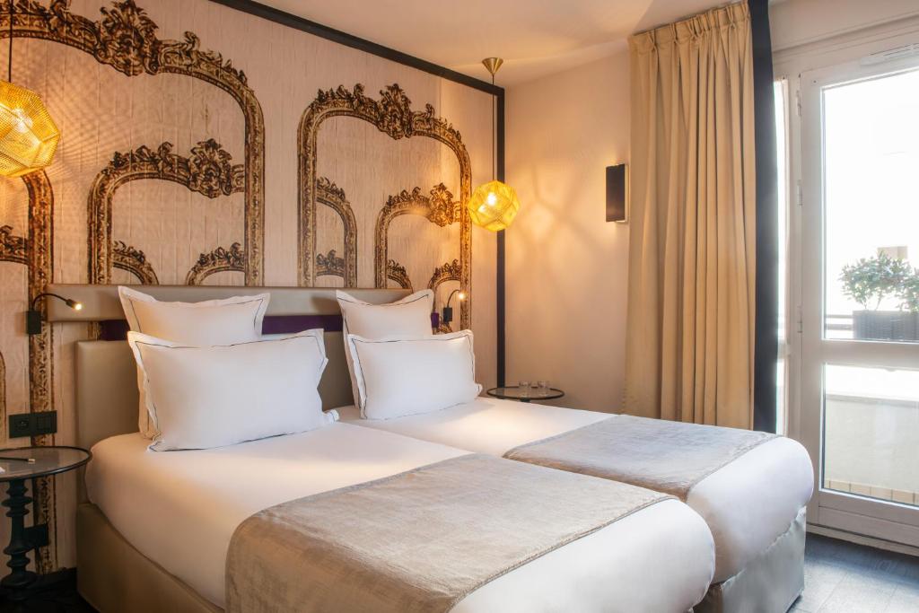 Двухместный (Двухместный номер с 2 отдельными кроватями), Hotel Yllen Eiffel